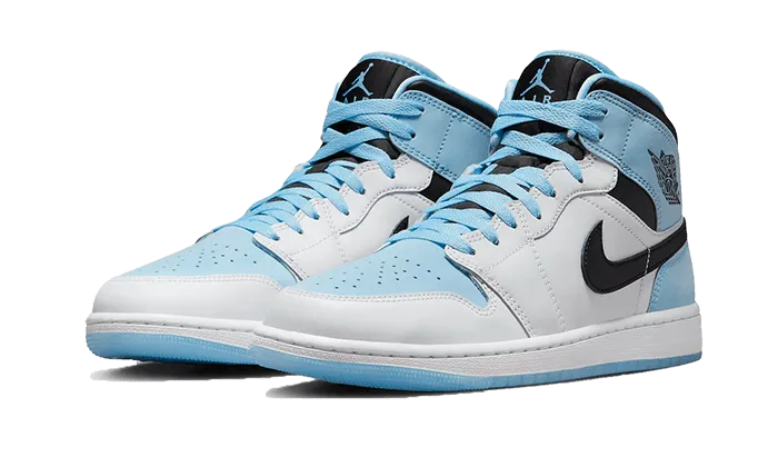 Air Jordan 1 Mid SE Ice Blue Black