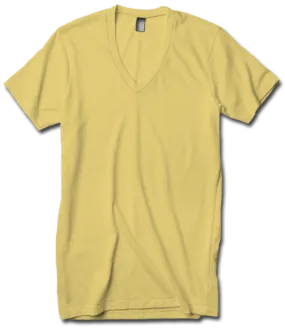 American Apparel AA2456ORG Organic Fine Jersey V Neck