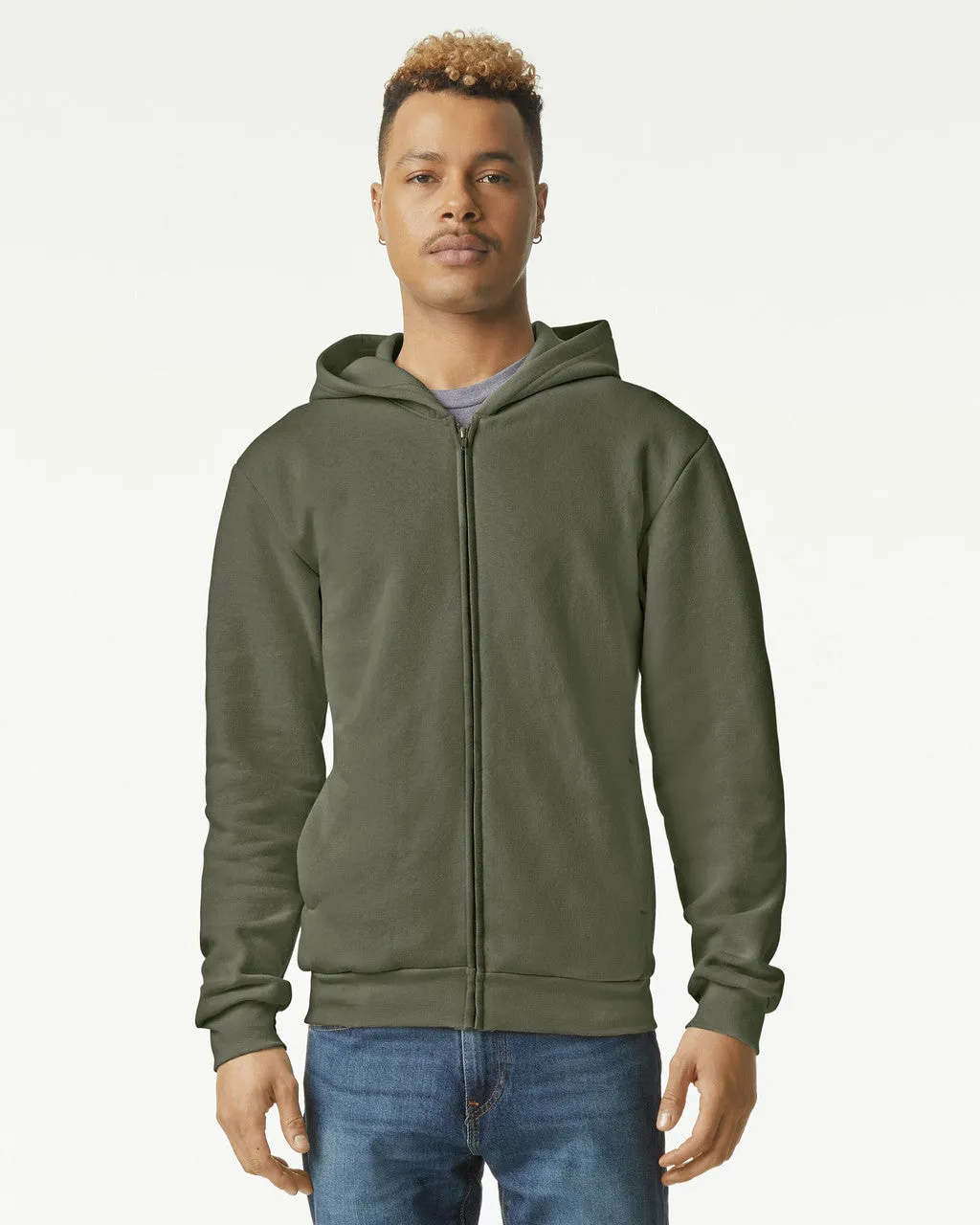 American Apparel Adult Reflex Zip Hooded Sweatshirt (RF497)