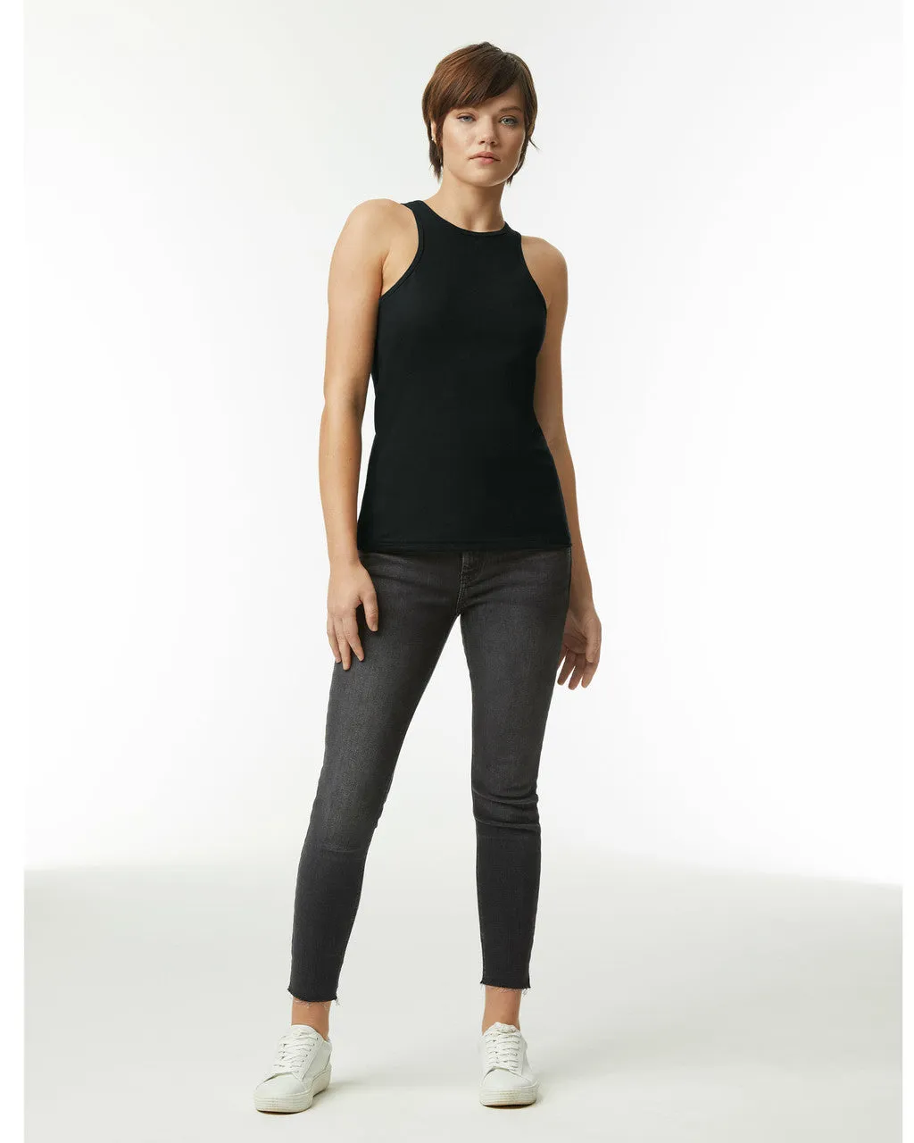 American Apparel Women's Racerneck Tank (101CVC)