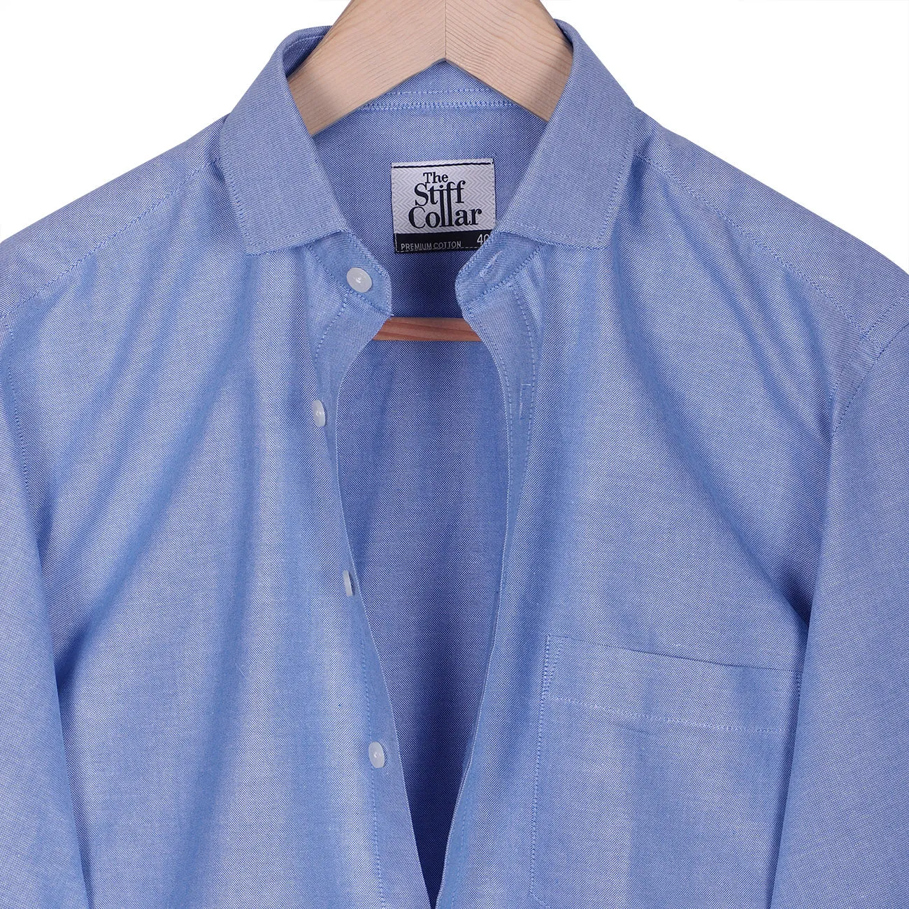 American Blue Oxford Regular Fit Cotton Shirt