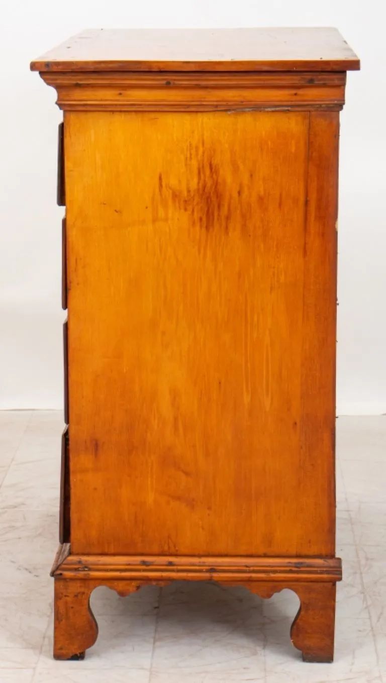 American Federal Period Maple Chest, Late 18th C