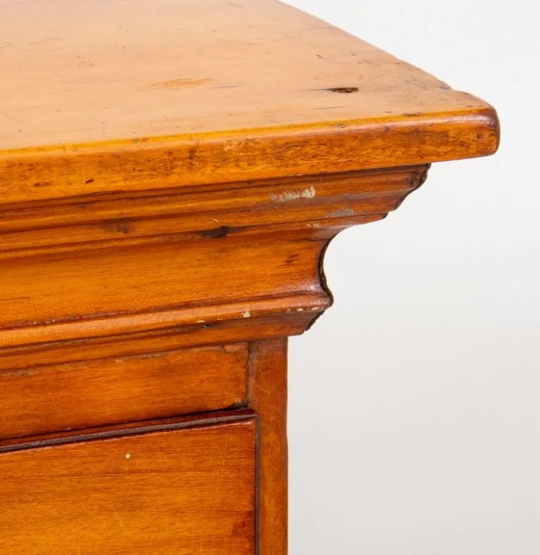 American Federal Period Maple Chest, Late 18th C