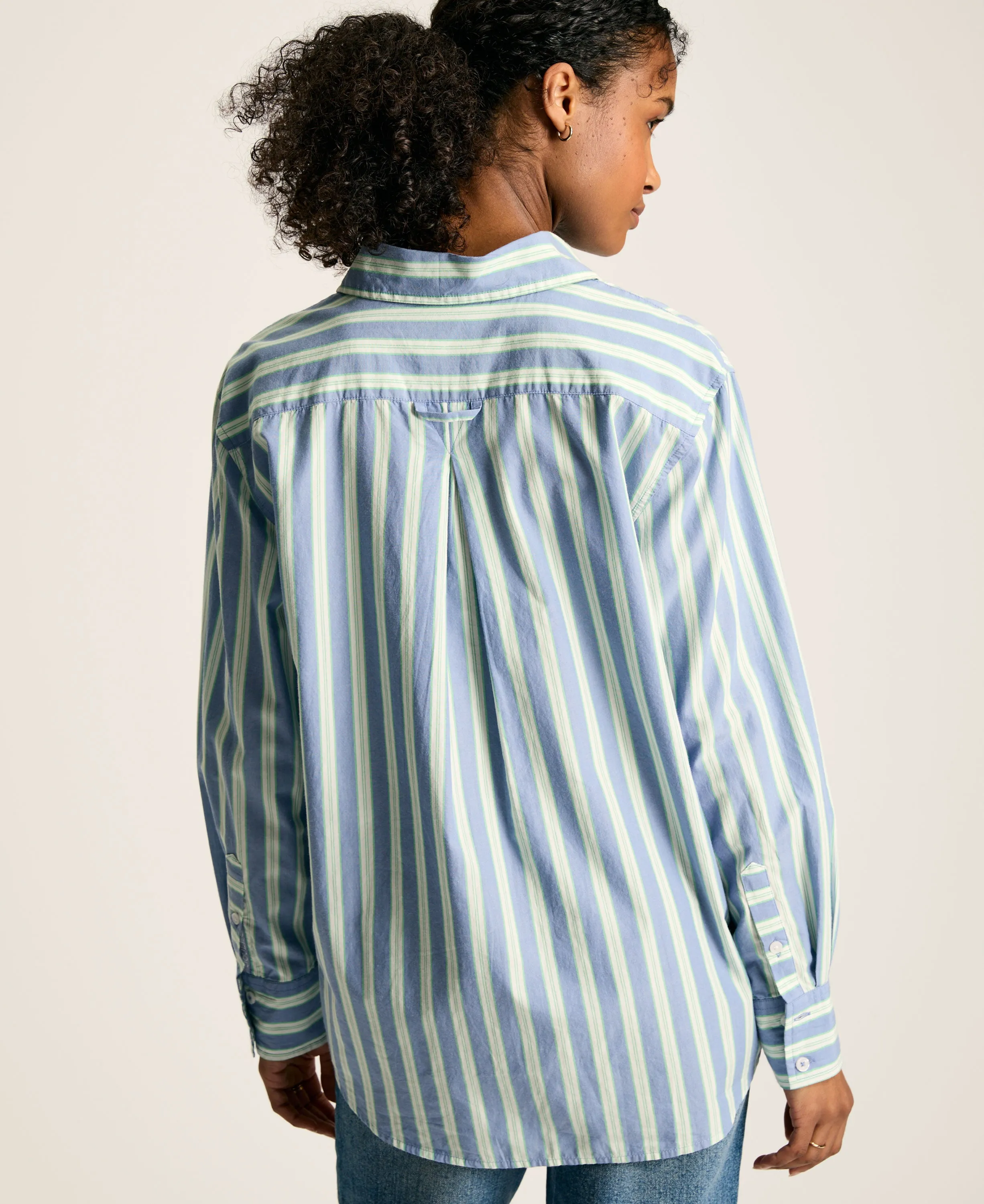 Amilla Stripe Shirt - Blue Stripe