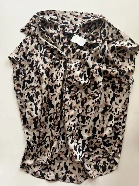 Animal Print Blouse Sleeveless Banana Republic, Size L