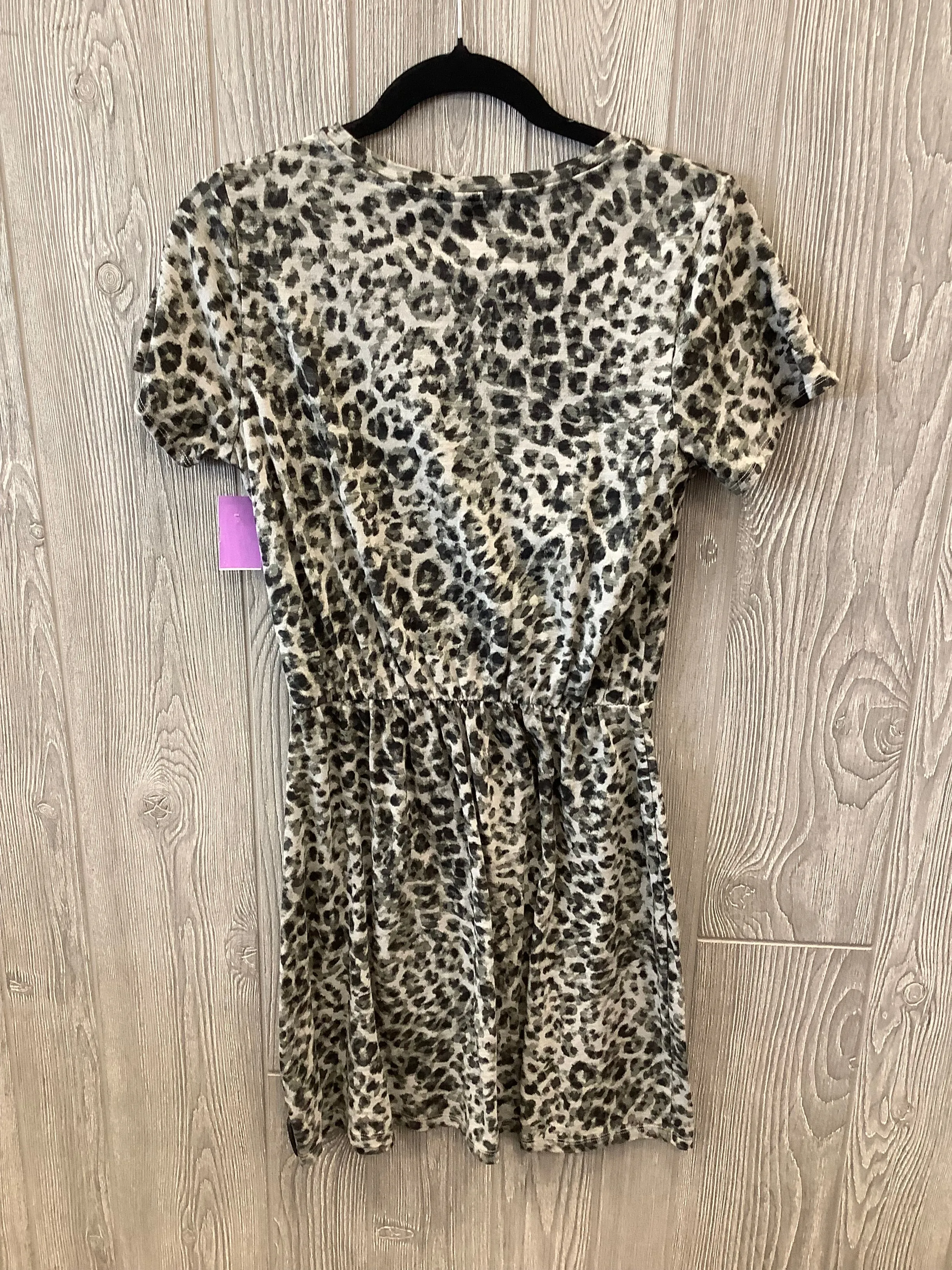 Animal Print Dress Casual Midi Old Navy, Size S