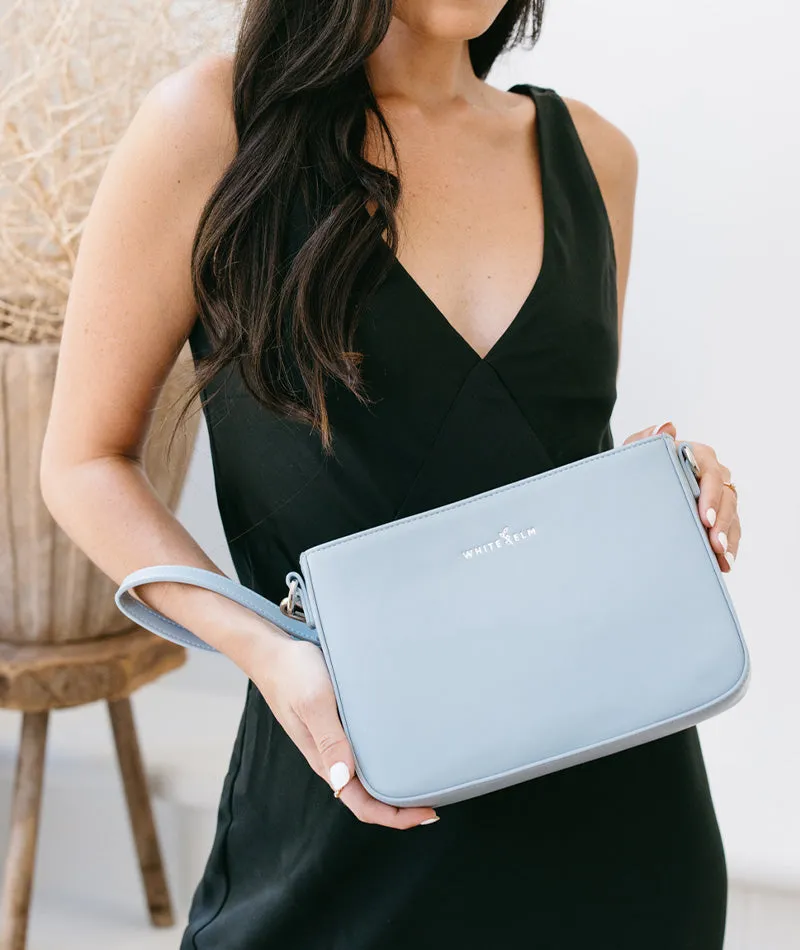 Ara Convertible Crossbody Clutch - Ice Blue - [OUTLET FINAL SALE]