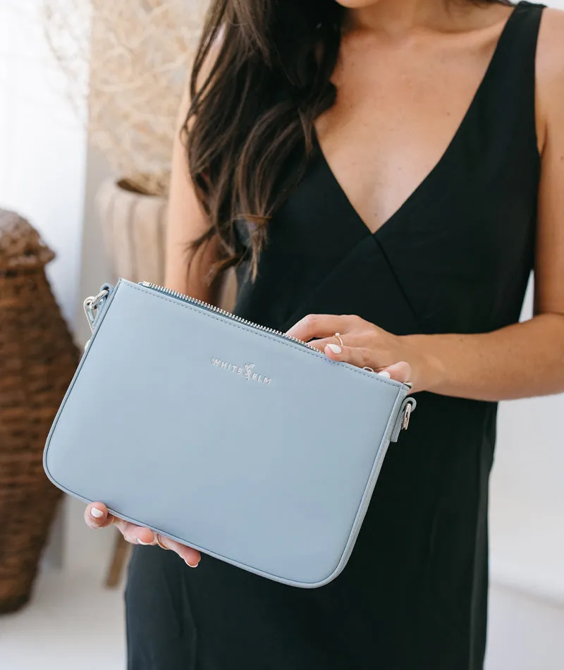 Ara Convertible Crossbody Clutch - Ice Blue - [OUTLET FINAL SALE]