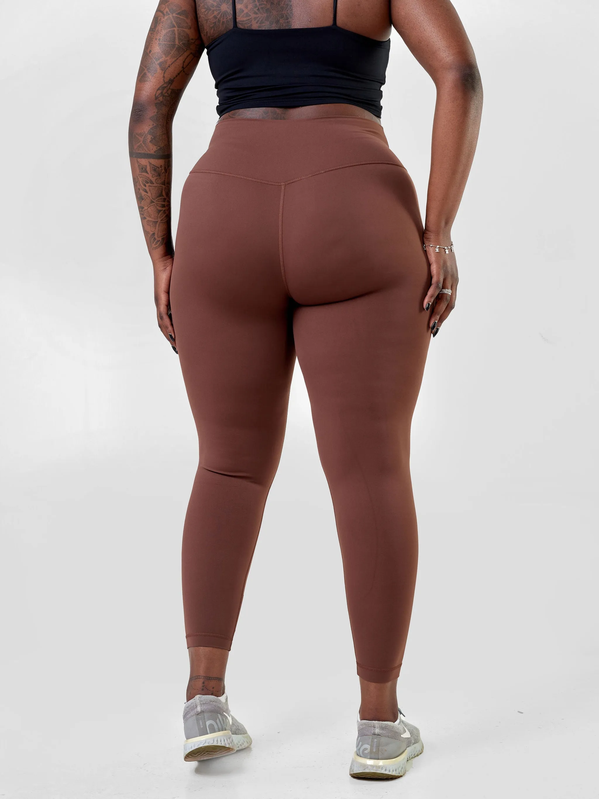 Ava Fitness Bella Workout Leggings - Chest Nut