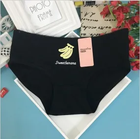 Banana Bonanza Black Hipster Panty