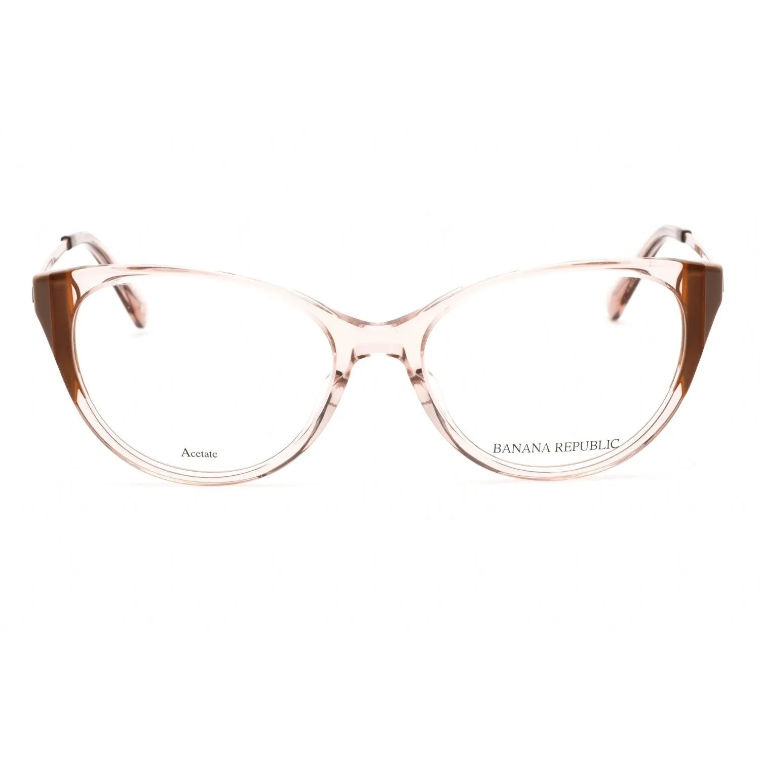 Banana Republic BR 213 Eyeglasses Salmon Brown / Clear Lens