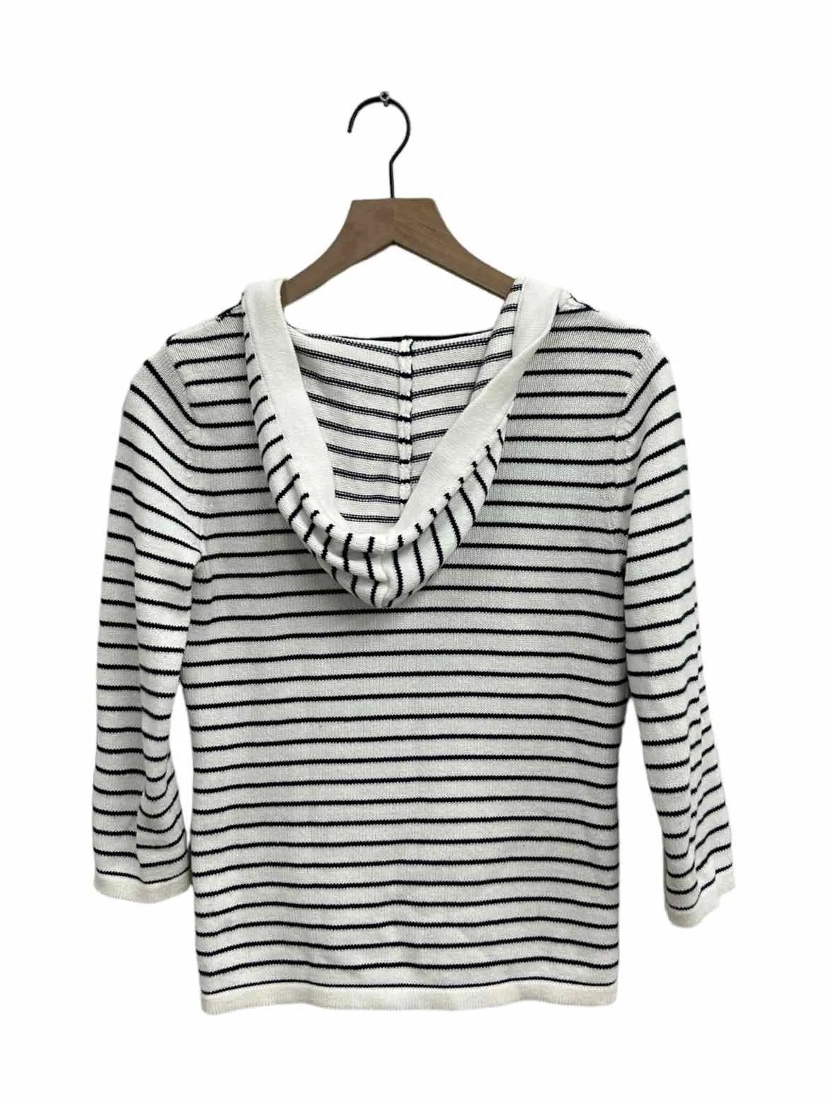 BANANA REPUBLIC WHT/NVY Stripe Women Size XS Sweater