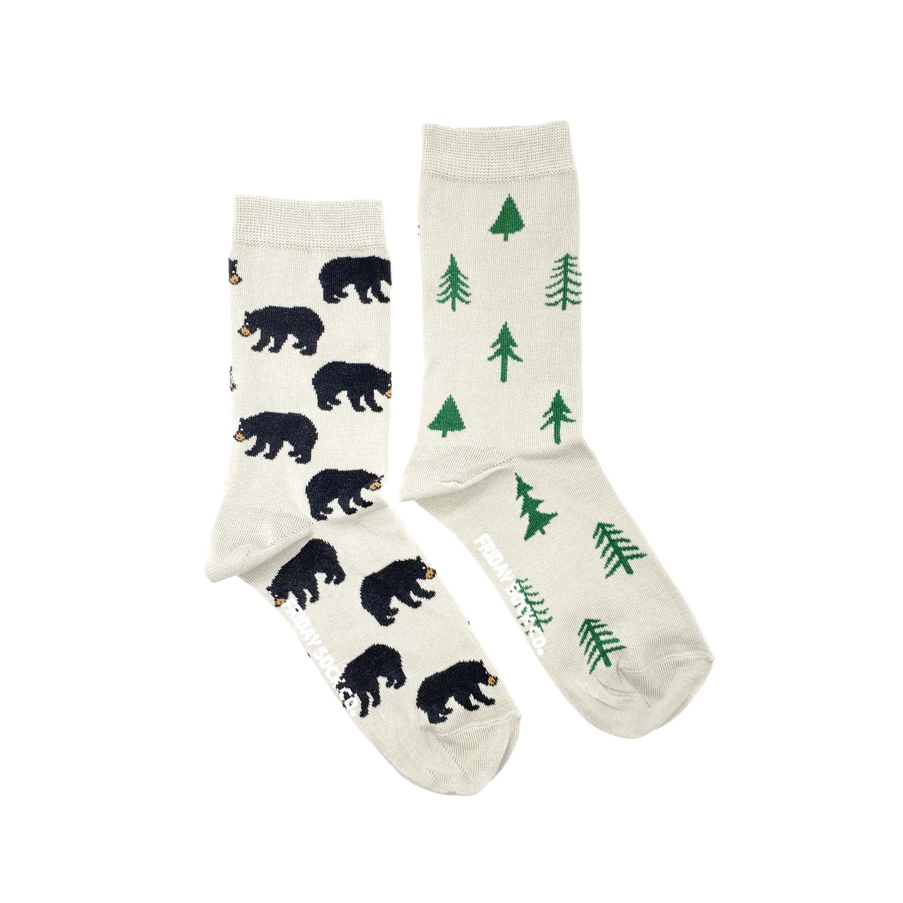 Bear and Trees | Women's Socks