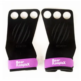 Bear KompleX 3 Hole Hand Grips - Purple