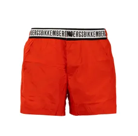 bikkembergs | costume boxer mare tinta unita da uomo