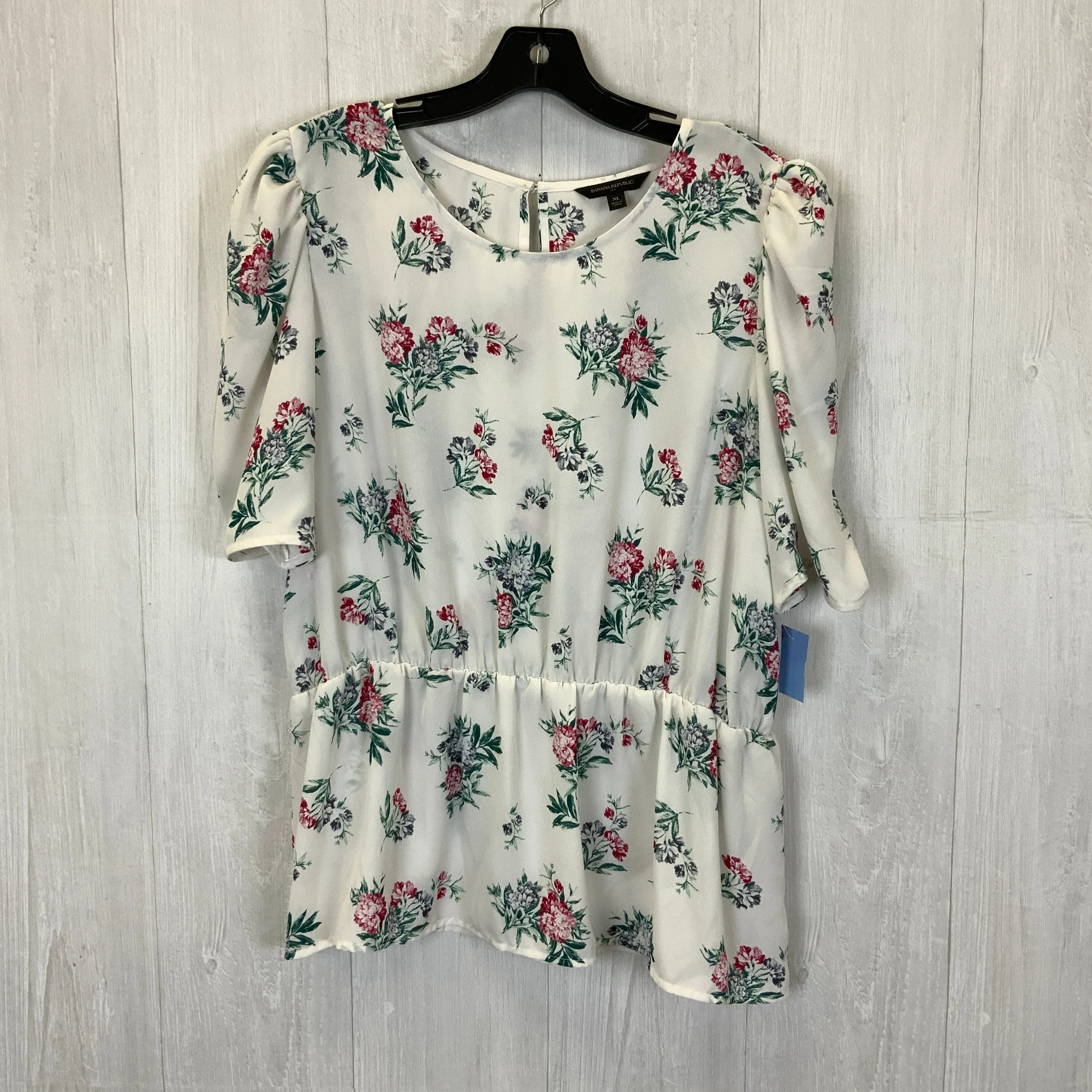 Blouse Short Sleeve By Banana Republic O  Size: Xl