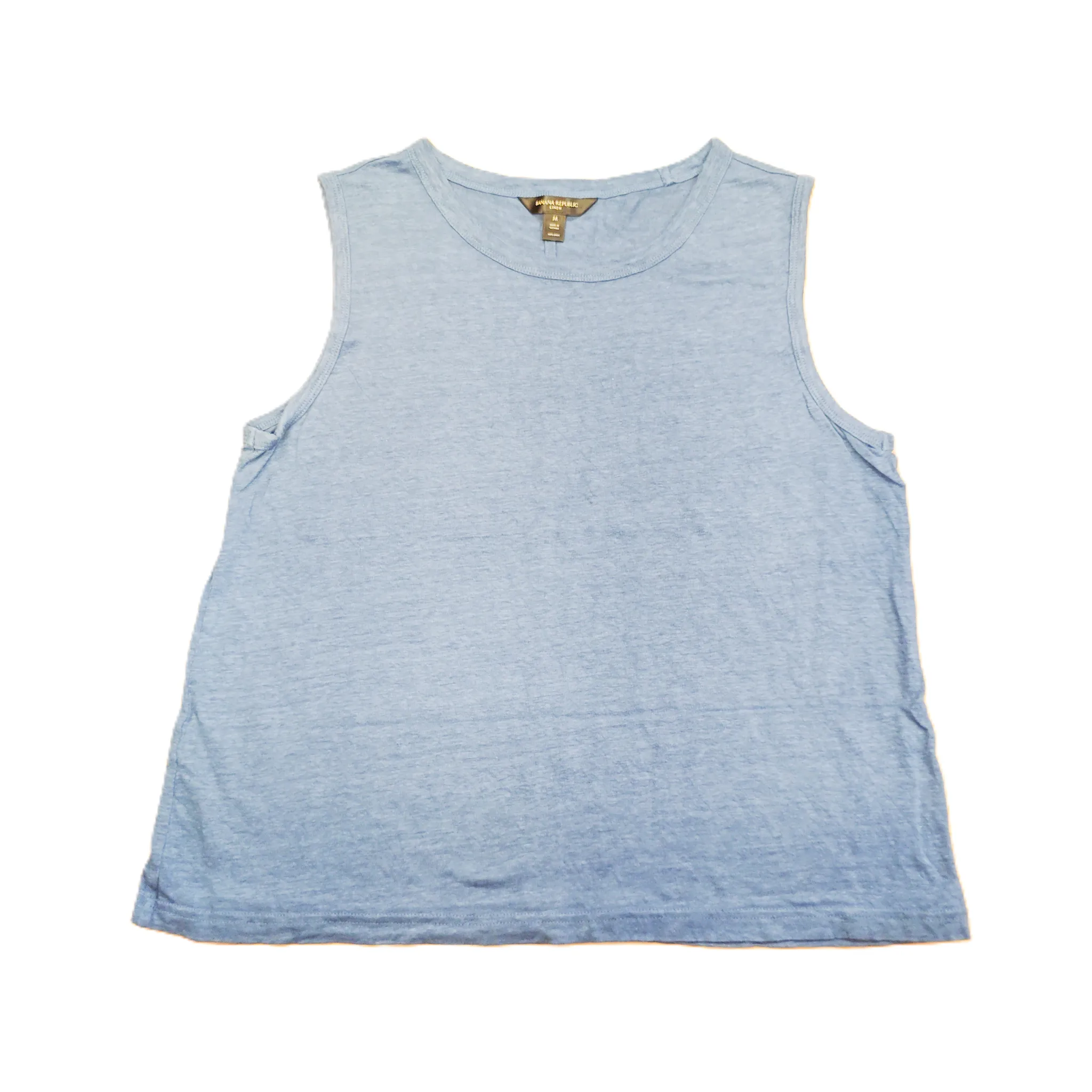 Blue Top Sleeveless By Banana Republic, Size: M