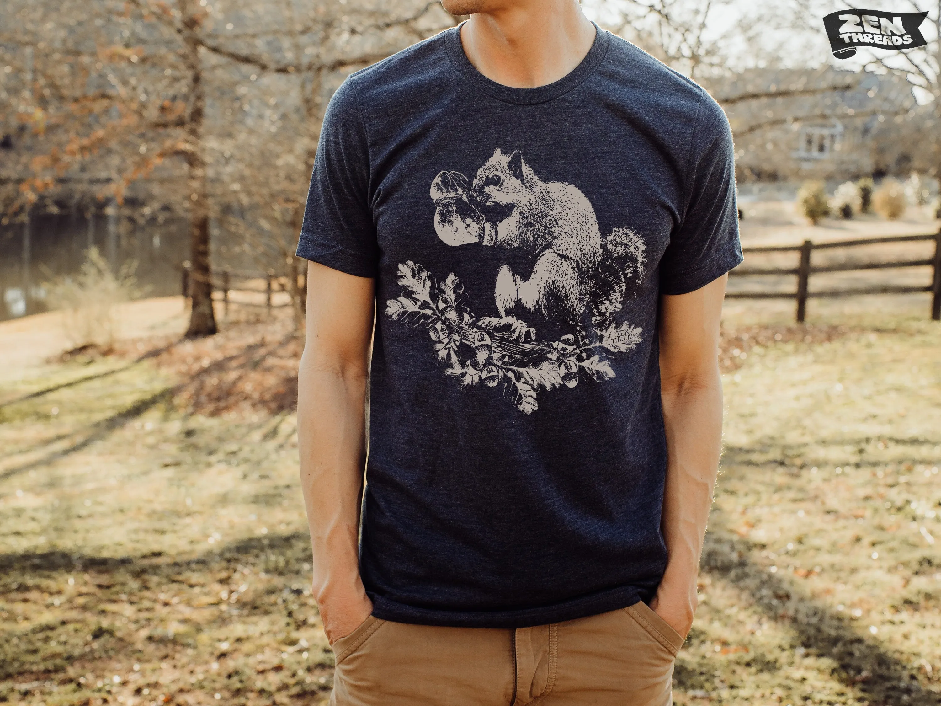 Boxing Squirrel Adventure T-Shirt - Custom Color Print Tee