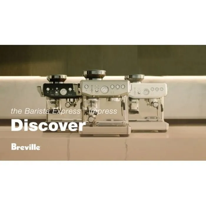 Breville BES876BSS Espresso Machine The Barista Express Impress