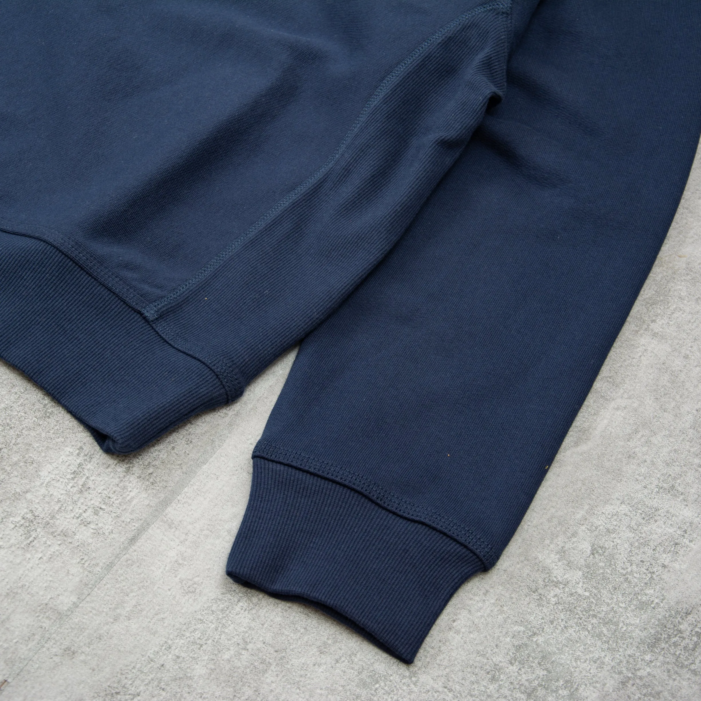 Carhartt WIP Half Zip American Script Sweat - Airforce Blue