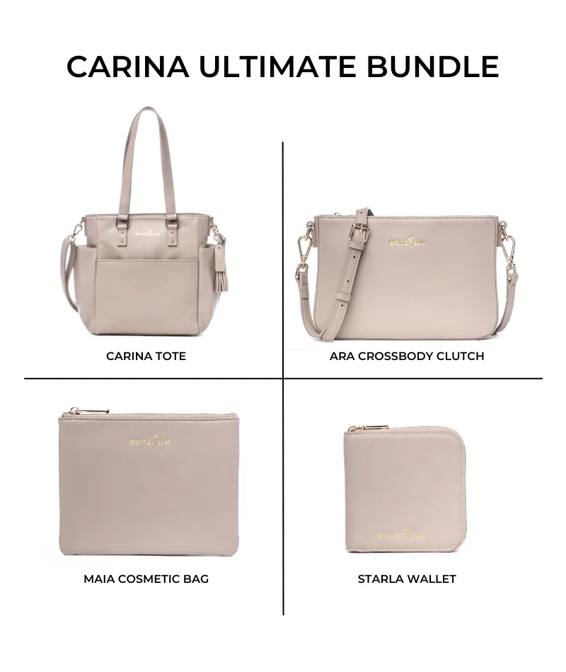 Carina Tote Bag - Taupe - [OUTLET FINAL SALE]