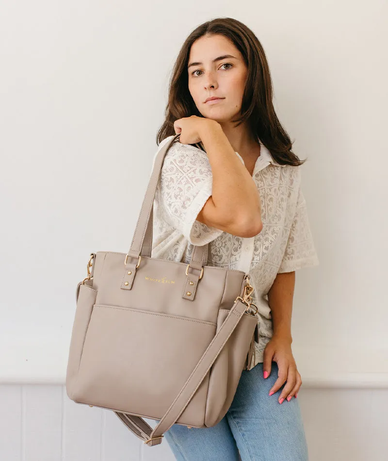 Carina Tote Bag - Taupe - [OUTLET FINAL SALE]