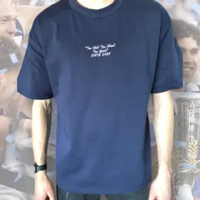 CATS: TOO GOOD! 2022 PREMIERS: NAVY OVERSIZED STITCH TEE