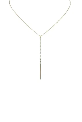 Chain Tassel Drop Necklace