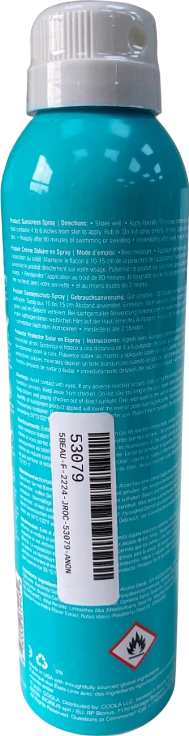 COOLA Classic Sunscreen Spray SPF 50 Guava Mango 177 ml