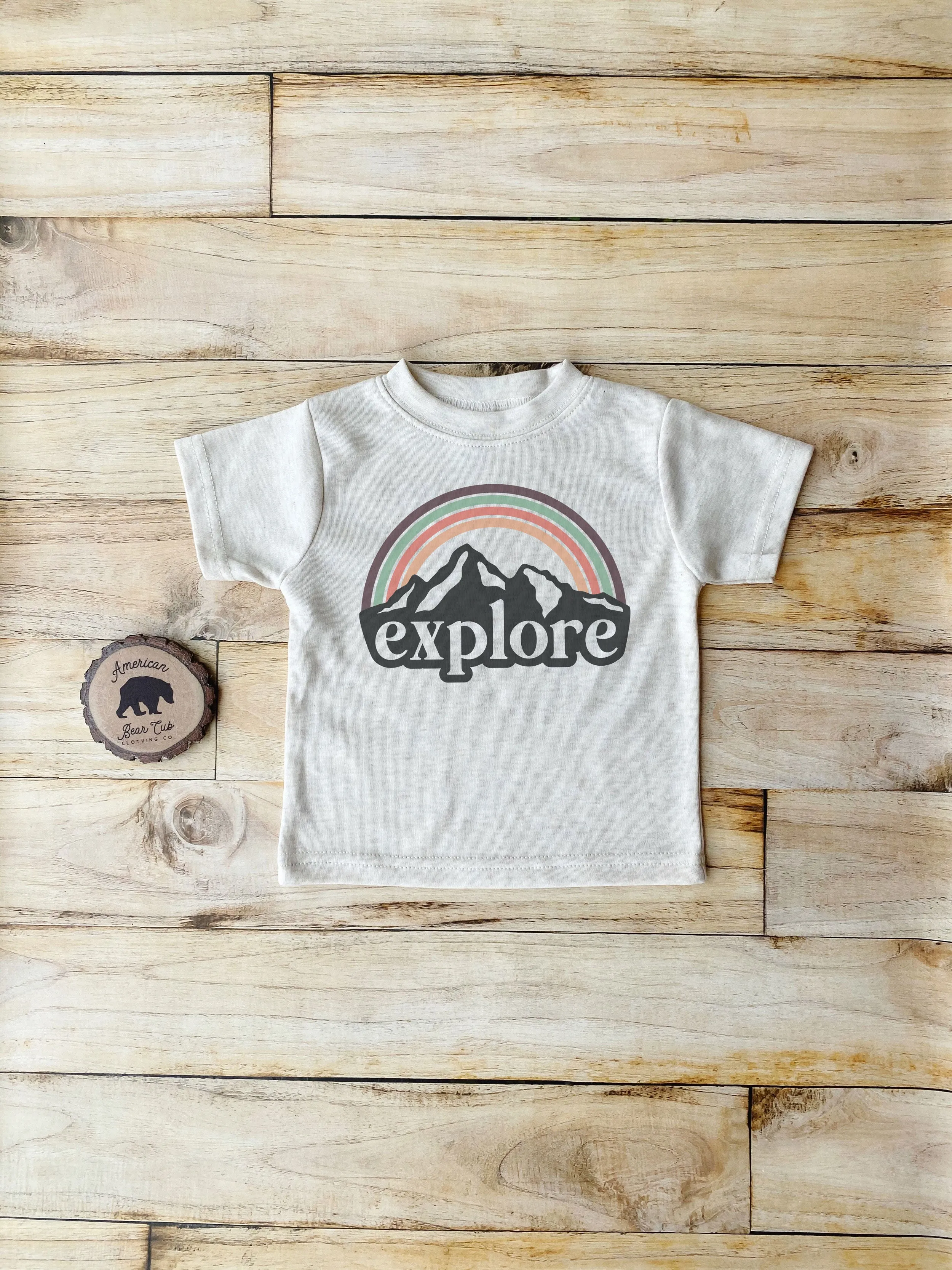 Explore Rainbow Mountain Bodysuits, Shirts & Raglans for Baby, Toddler & Youth