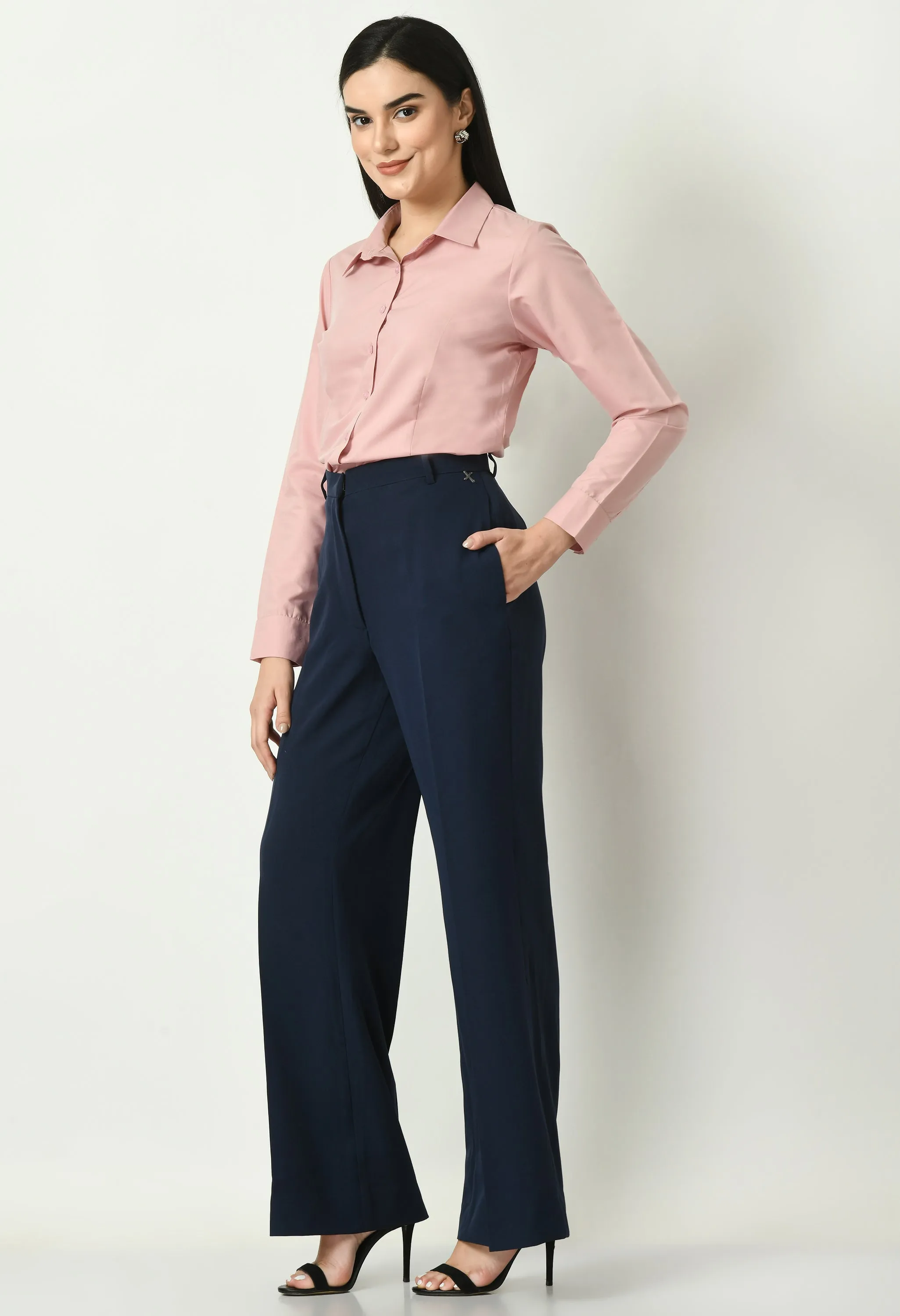 Exude Charisma Long Sleeves Formal Shirt (Watermelon Pink)