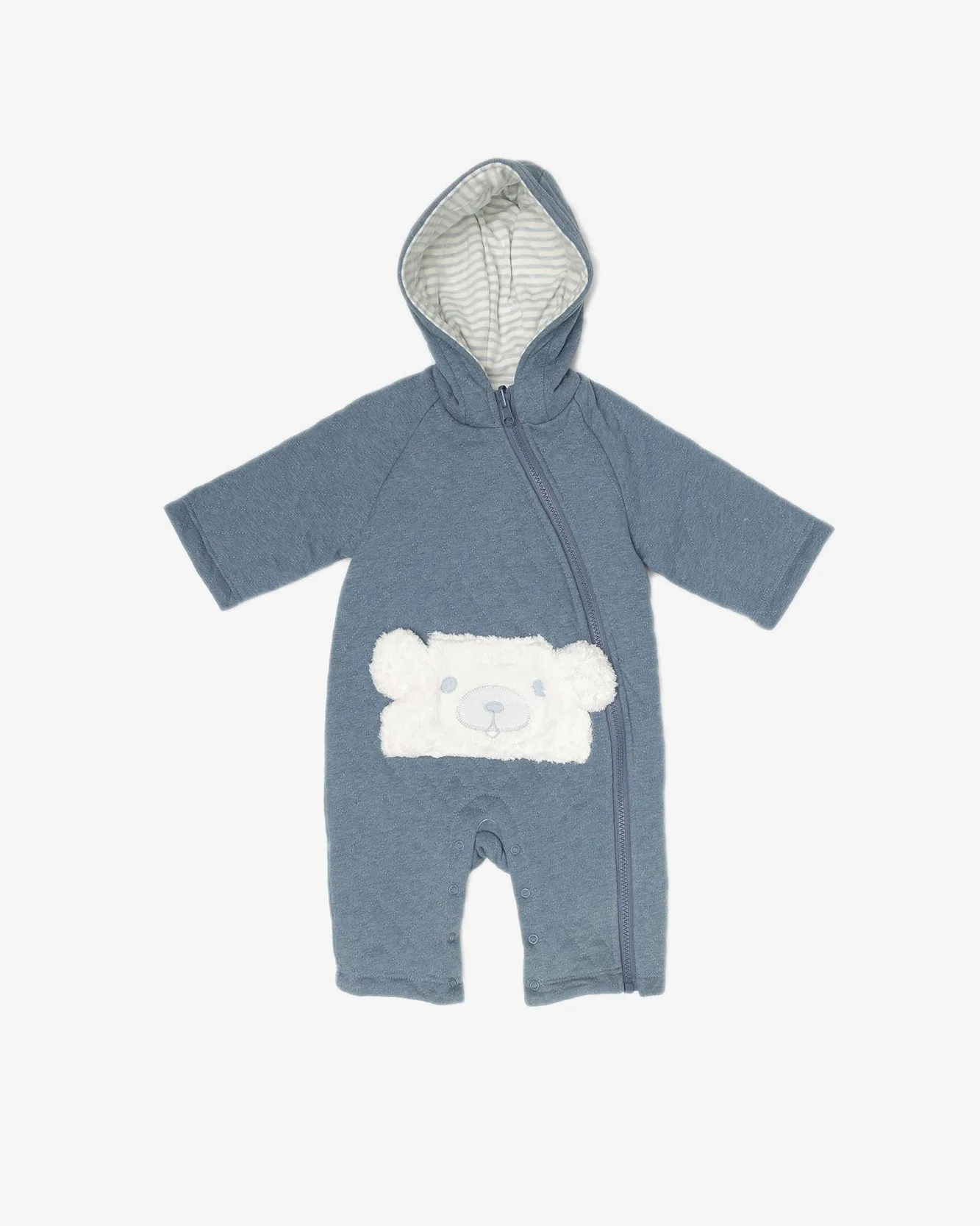 Fluffy Bear Pocket Romper