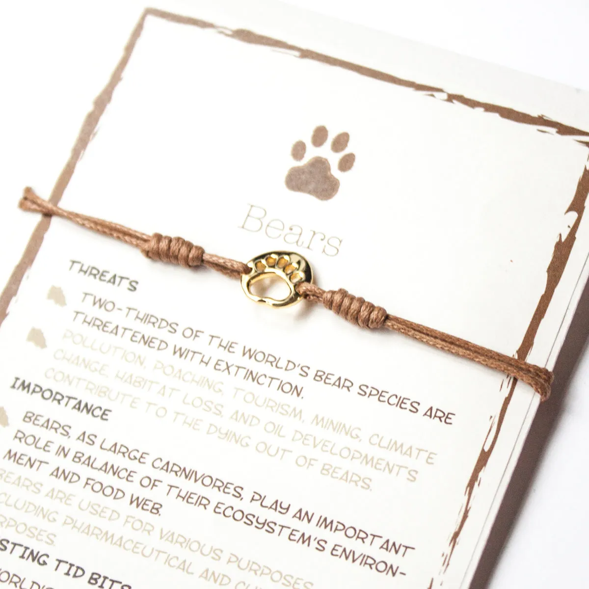 Gaia Bracelet- Bear