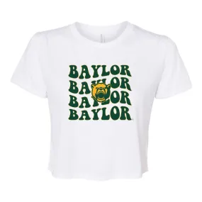 Groovy Gal Crop Short Sleeve T-shirt in Baylor University