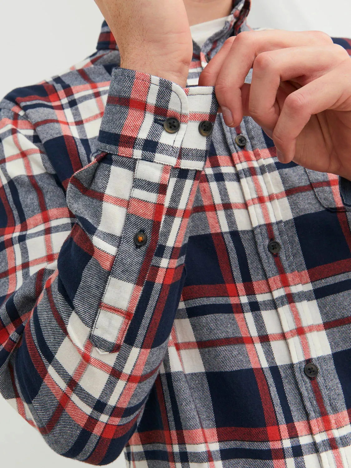 Jack & Jones Mens 'JJECLASSIC' Autume Check Shirt