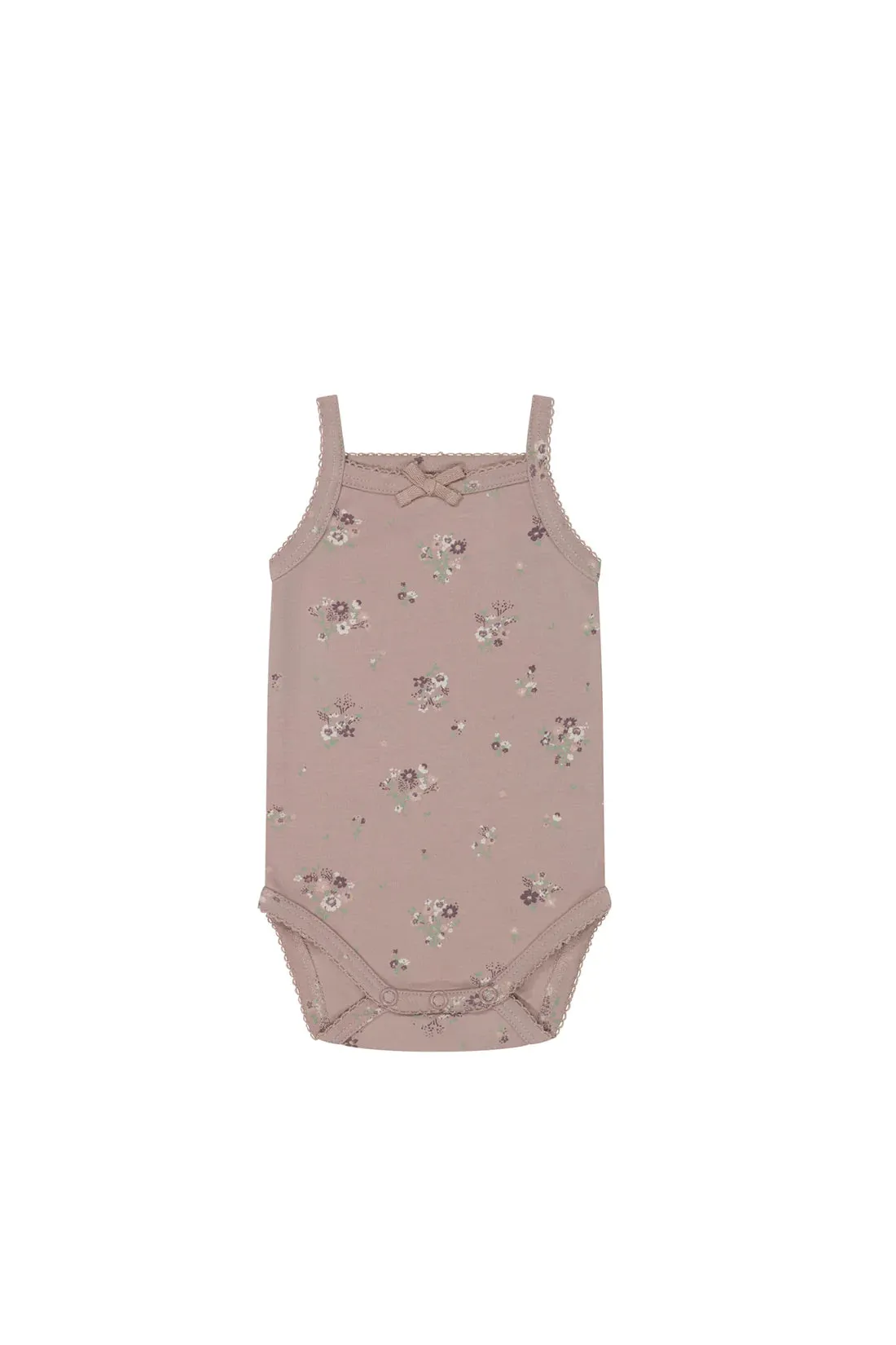 JAMIE KAY Bridget Singlet Bodysuit - Lauren Floral Fawn