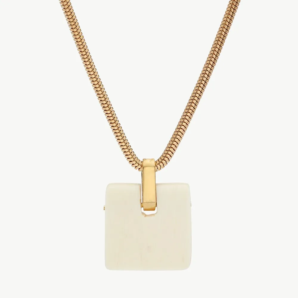 Jenga Pendant Necklace