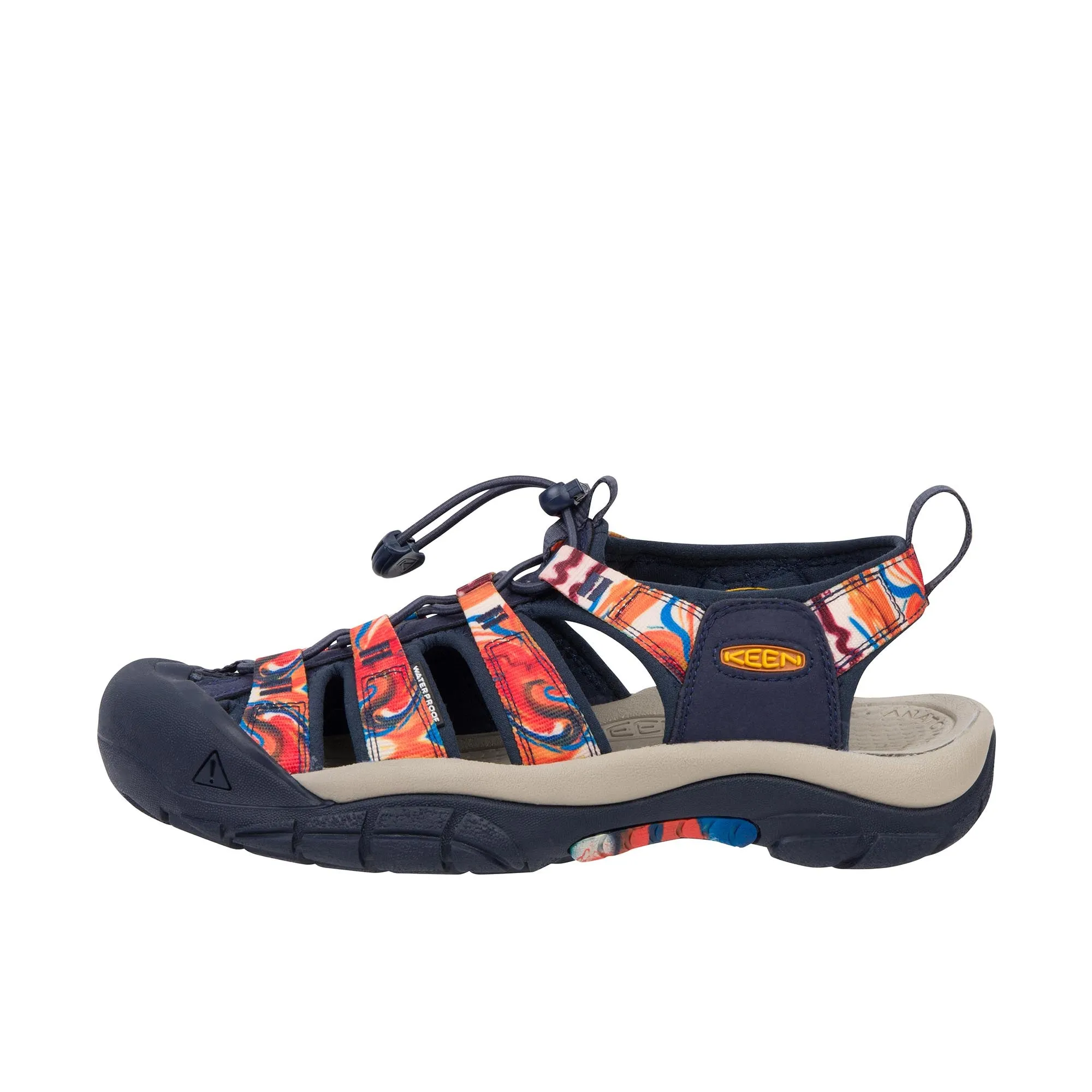 Keen Newport Retro Groovy Orange Navy