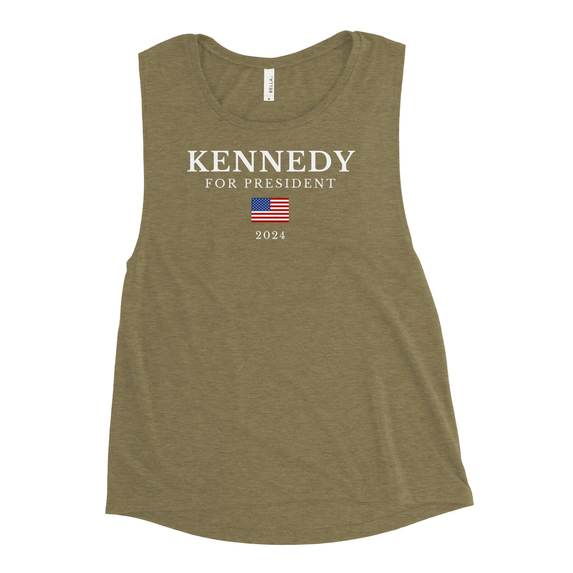 Kennedy for President Flag Women's Muscle Tank