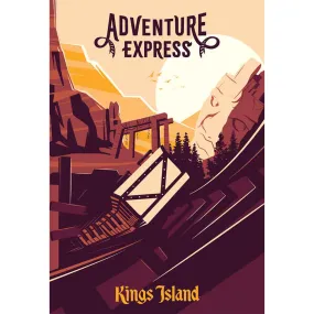 Kings Island Adventure Express Poster - Series 2