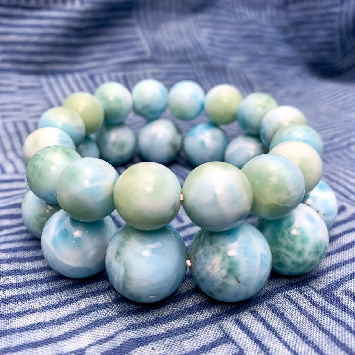 Larimar AAA Quality Stretch Bracelets