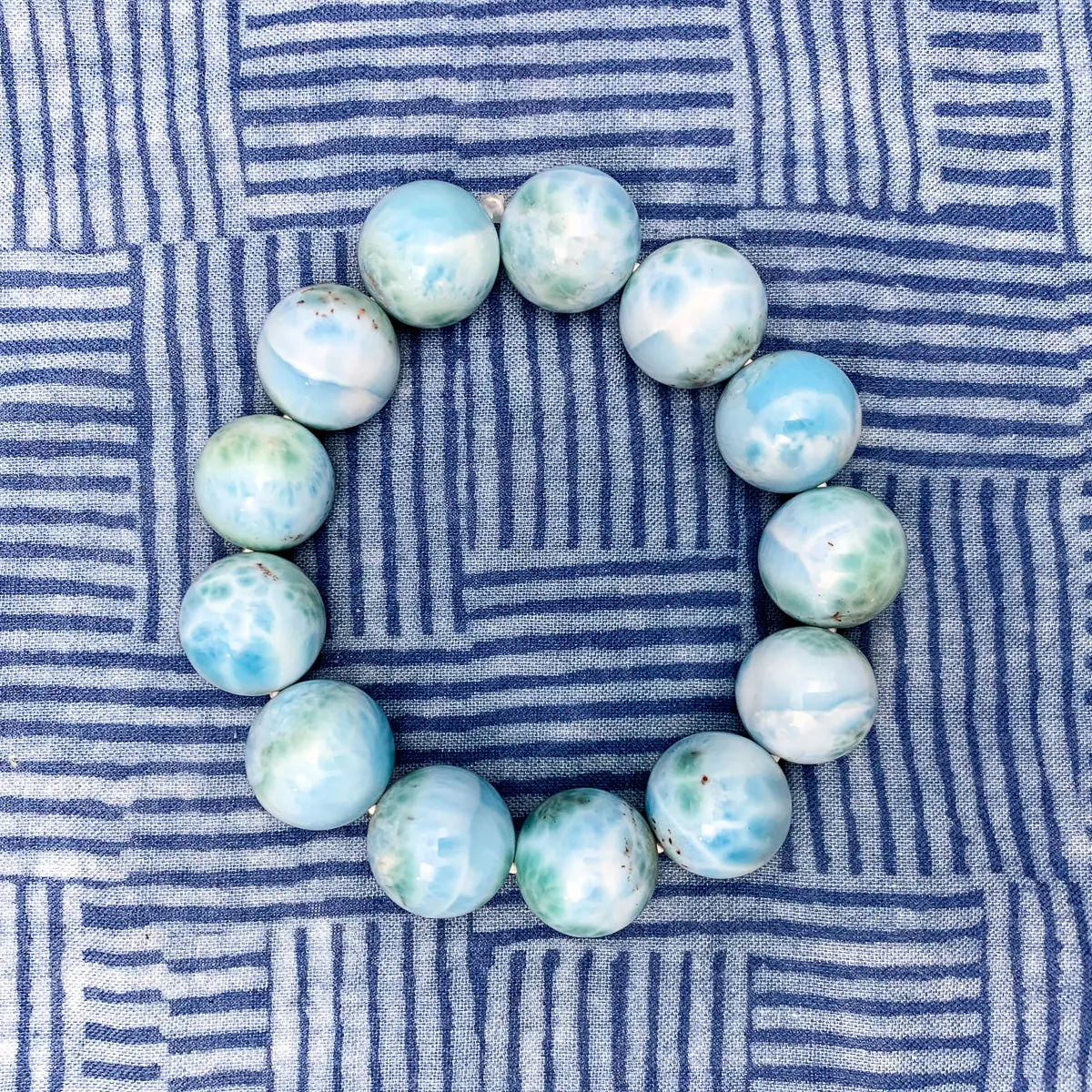 Larimar AAA Quality Stretch Bracelets