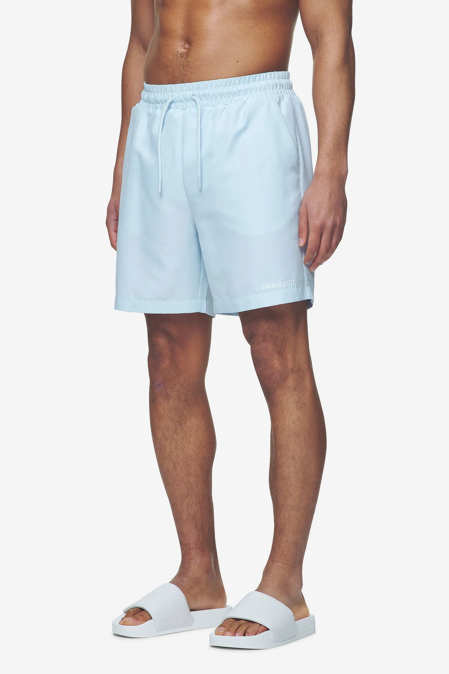 Logo Swim Shorts Baby Blue