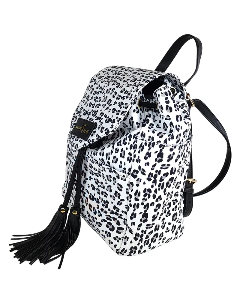 Luna Drawstring Backpack - Leopard - [Outlet RETIRED Final Sale]