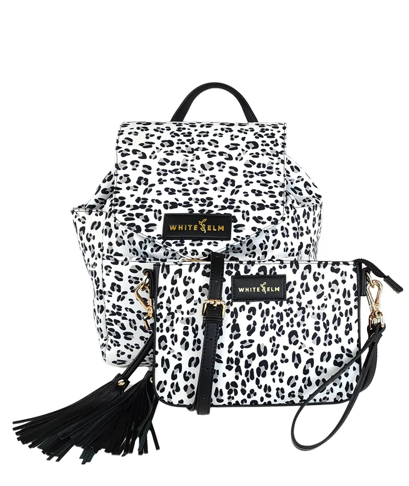 Luna Drawstring Backpack - Leopard - [Outlet RETIRED Final Sale]