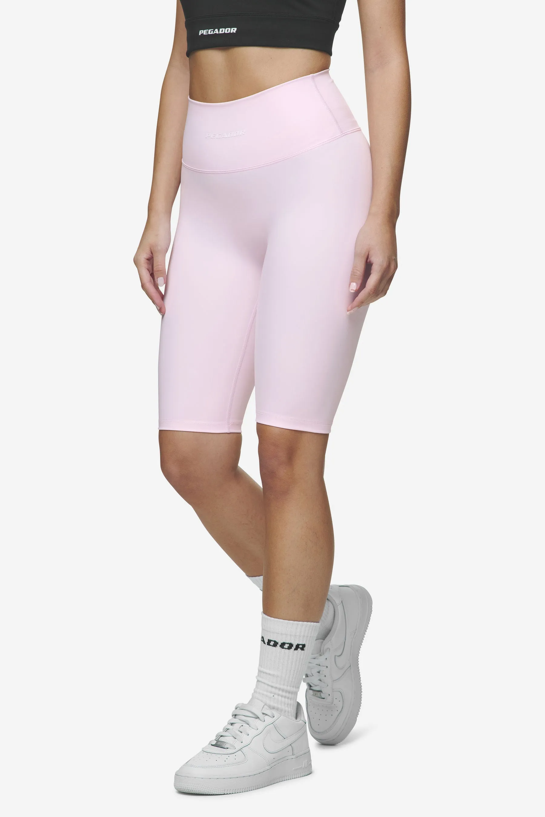 Lupita Biker Shorts Bubblegum White