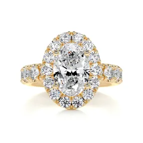 Maya Diamond Engagement Ring -18K Yellow Gold