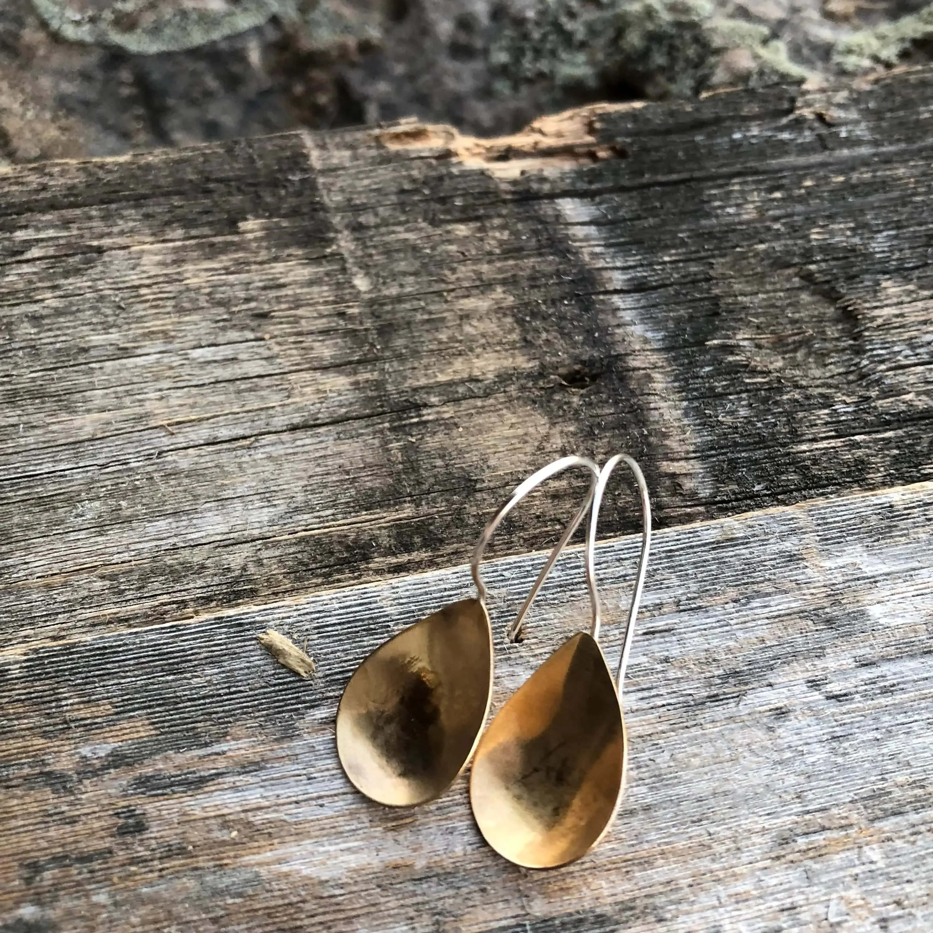 Michelle Gold Teardrop Earrings