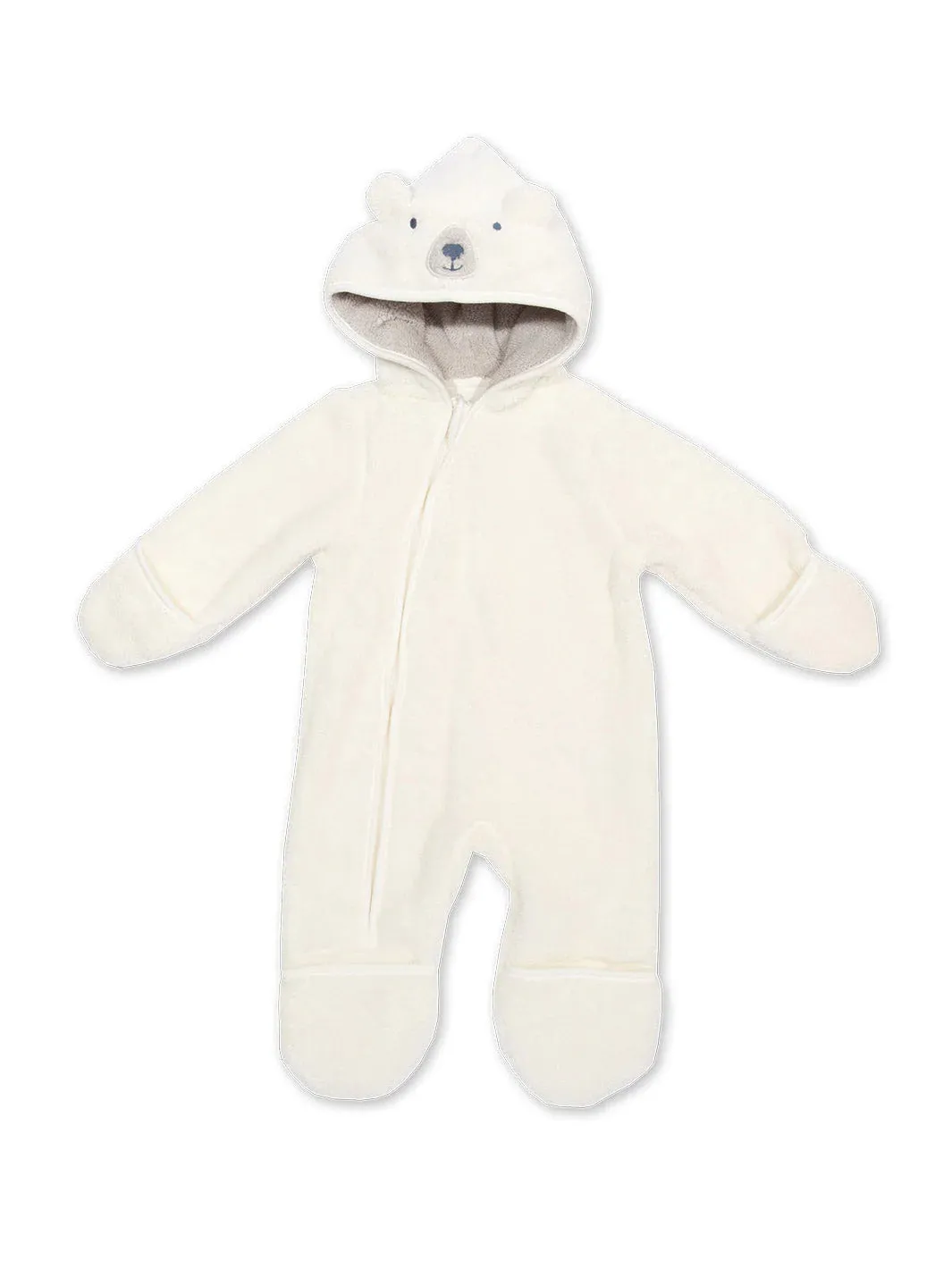 Mr Bear fleece onesie - Kite Organics