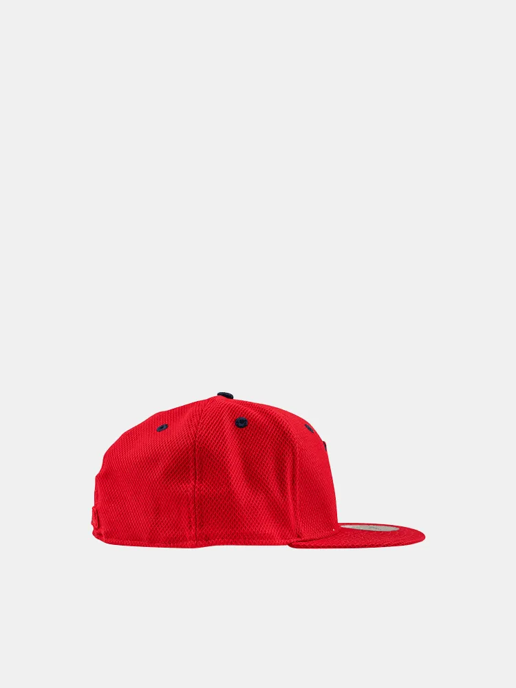 New Era 59FIFTY Boston Red Sox Outline Poly-Mesh - Red / Navy